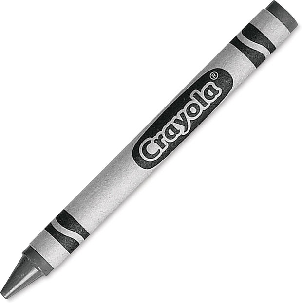 Crayola Crayons in Gray, Bulk Crayons, 12 Count