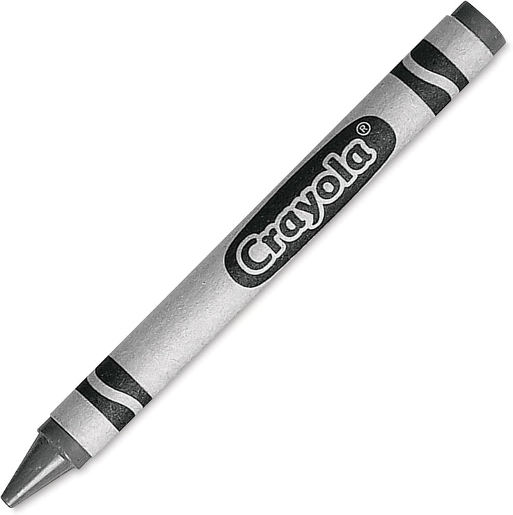 Crayola Crayons in Gray, Bulk Crayons, 12 Count
