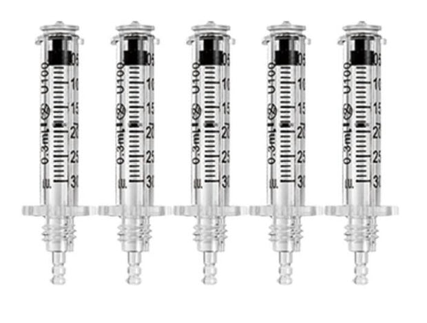 0.3ML Empty Ampoule Containers - Plastic Dropper Bottles (10pcs 0.3ml)