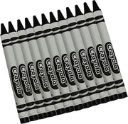 Crayola Crayons in Gray, Bulk Crayons, 12 Count