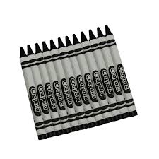 Crayola Crayons in Gray, Bulk Crayons, 12 Count